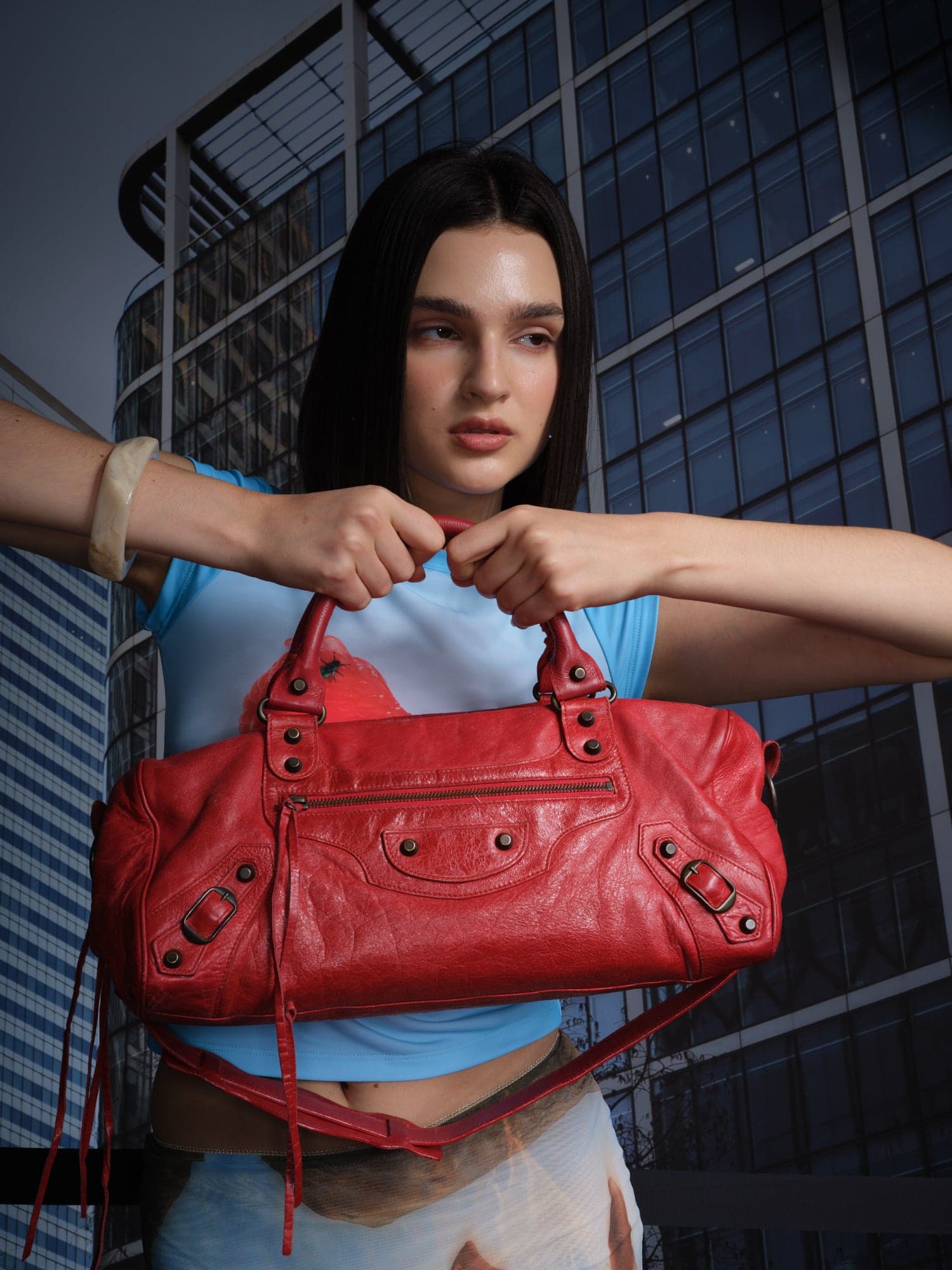 Balenciaga Twiggy Red Handbag - photo 1