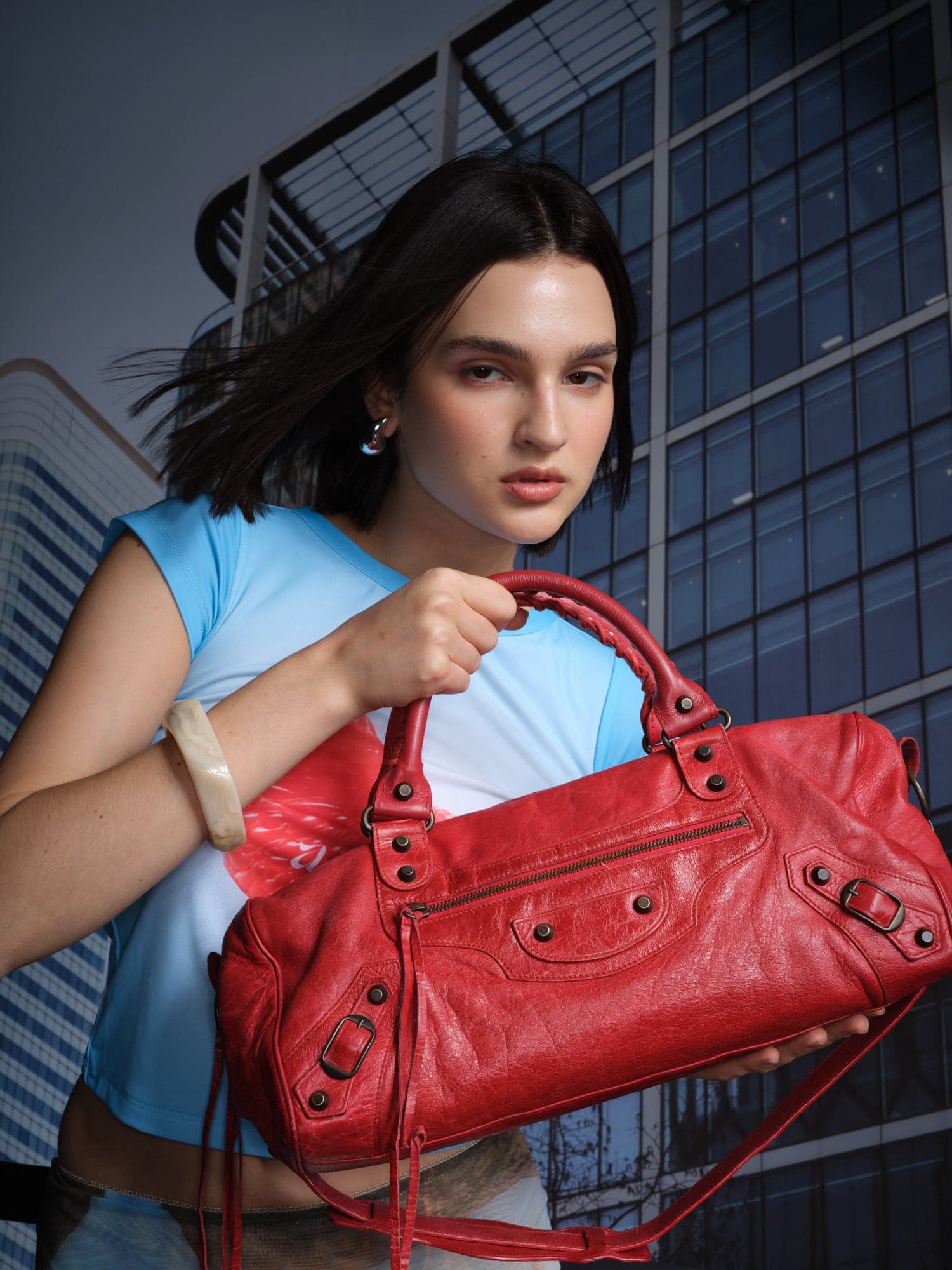 Balenciaga Twiggy Red Handbag - photo 2