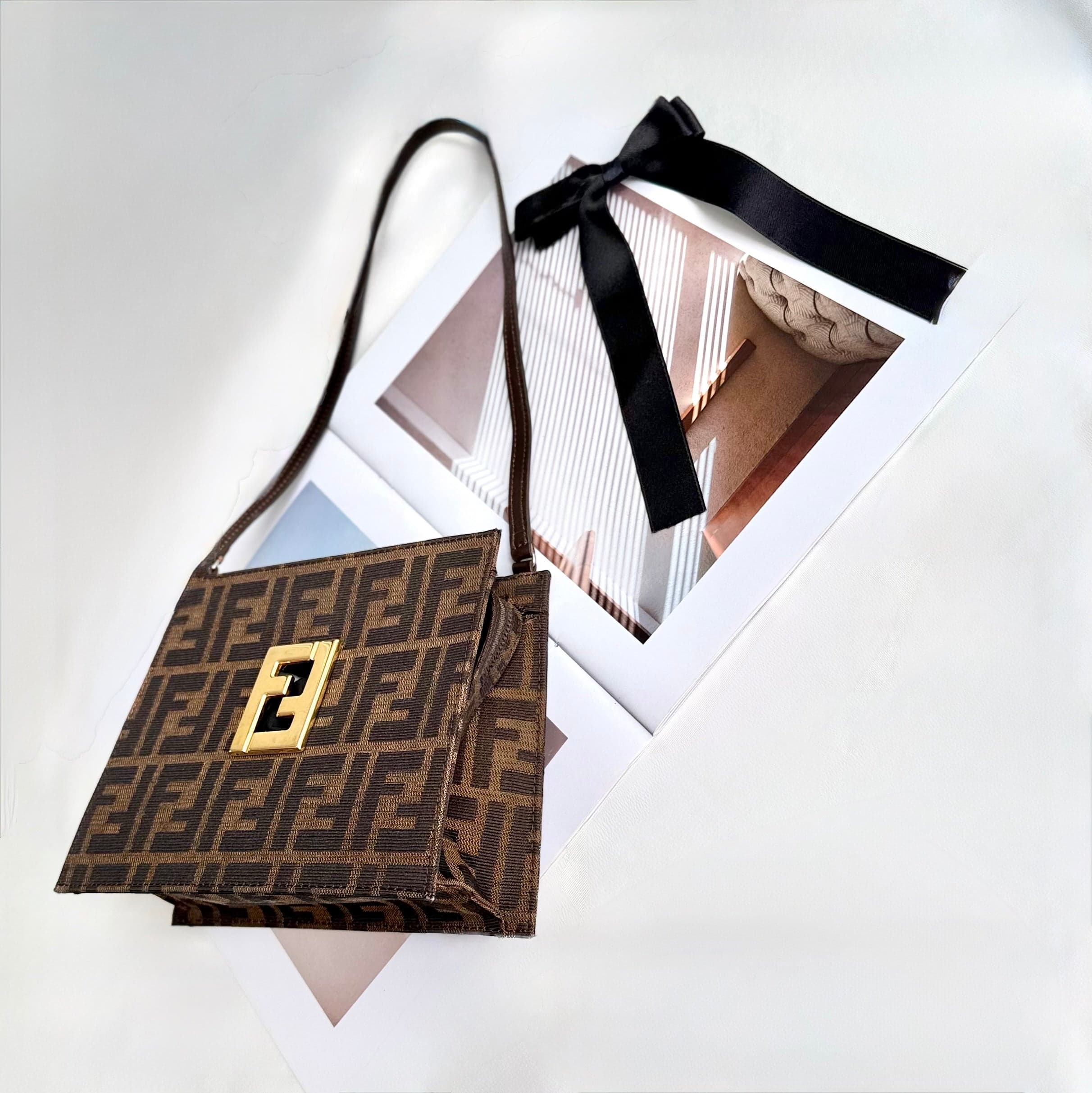Fendi Brown Zucca FF Bag - photo 3